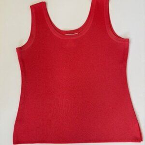 Misook Petite Tangerine Knit Tank Top – Size PM